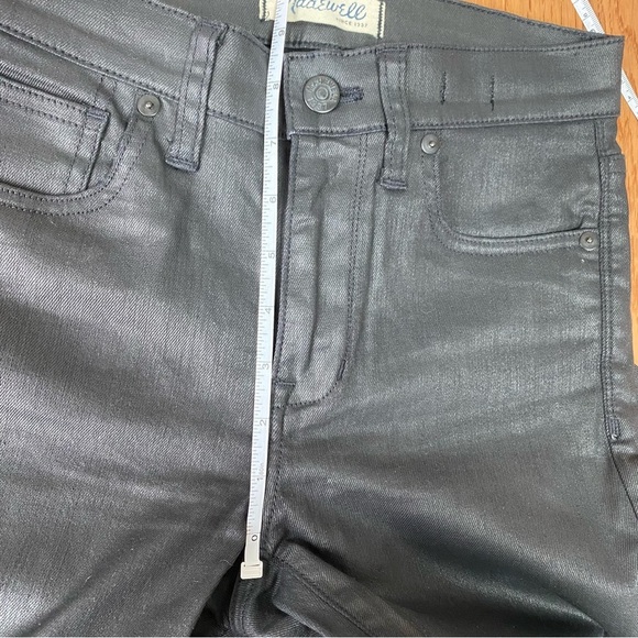 Madewell coated black jeans size 25 - Picture 7 of 9